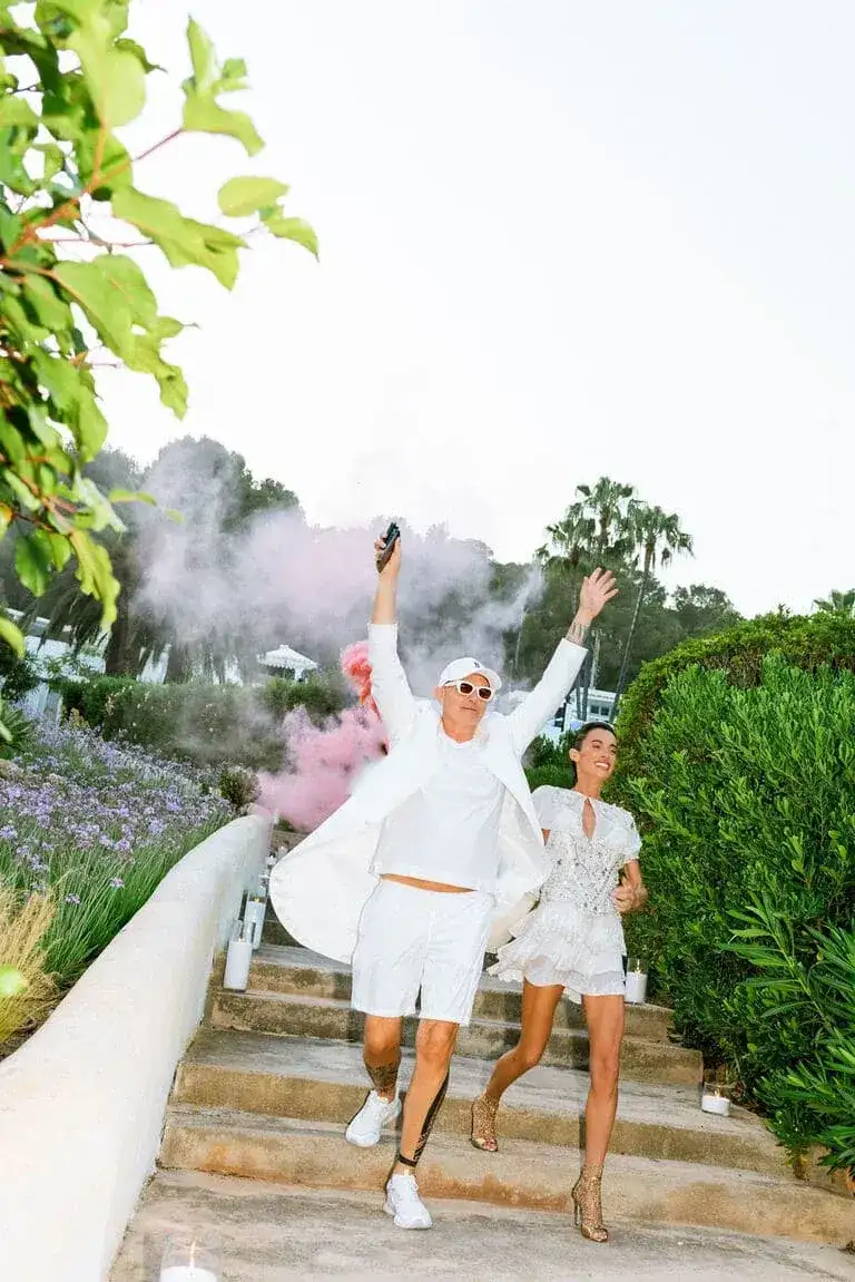 A Studio 54-inspired villa wedding, wedding in Ibiza