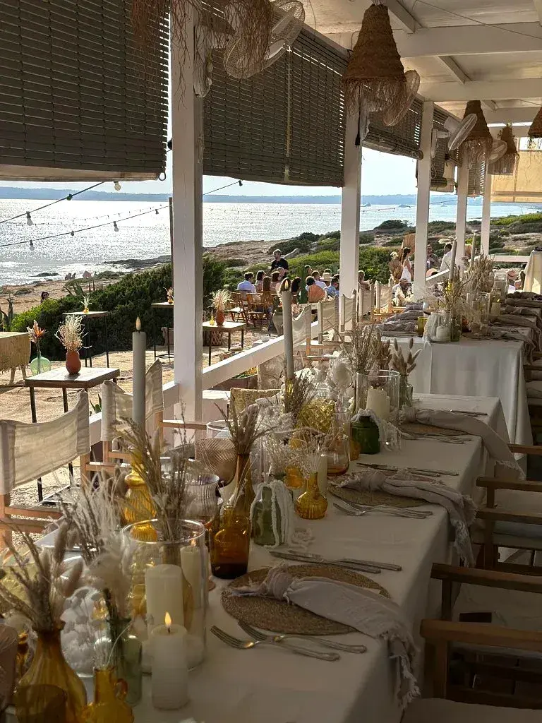 10.7 Formentera: Pergola decorated with dried grasses