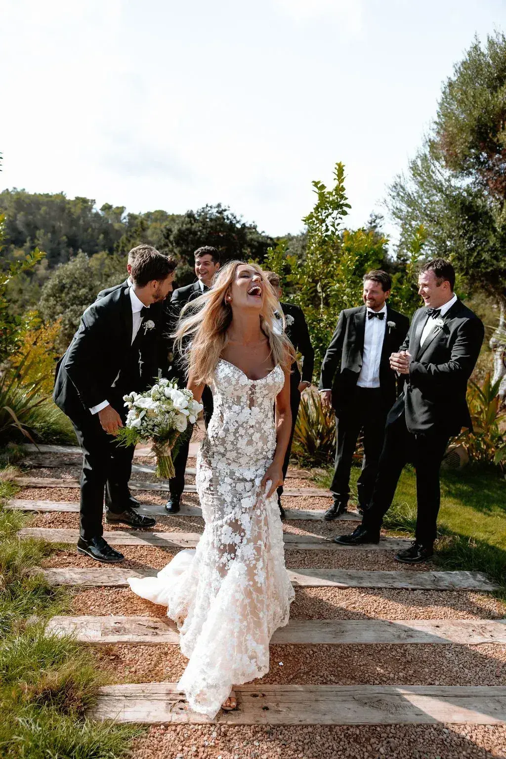 Fincadelica San Lorenzo: Wedding in the sunken garden reception area
