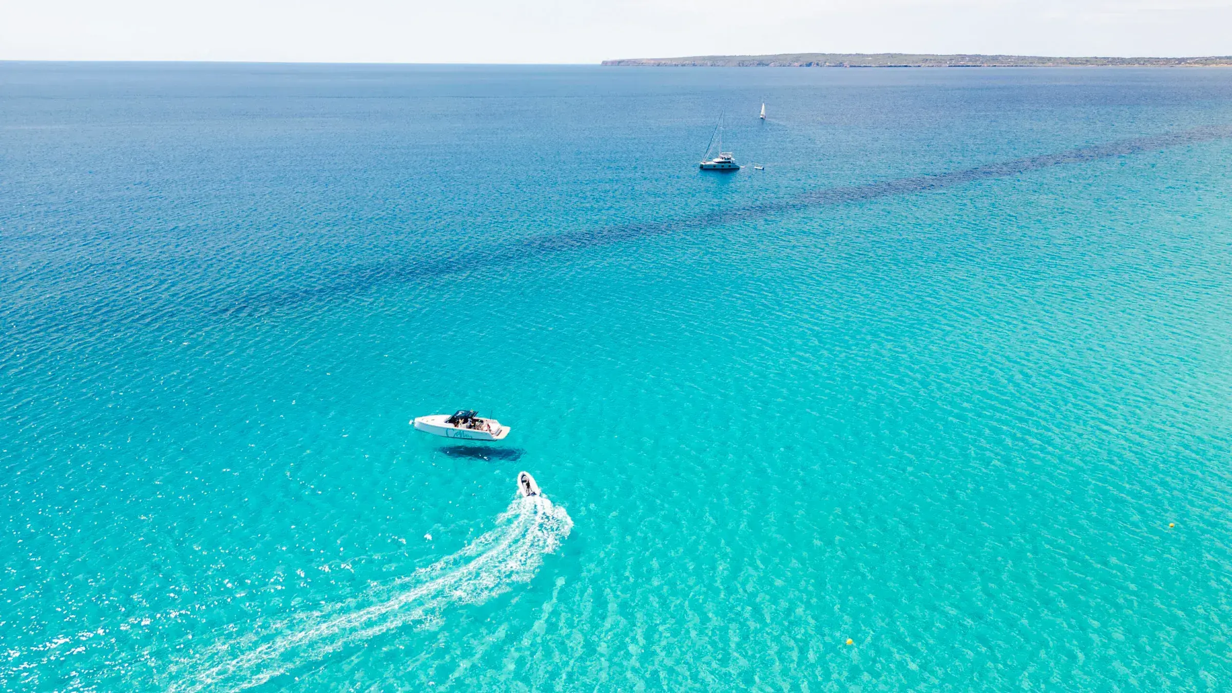 Hannah Formentera: Aerial view of the hotel and Migjorn beach