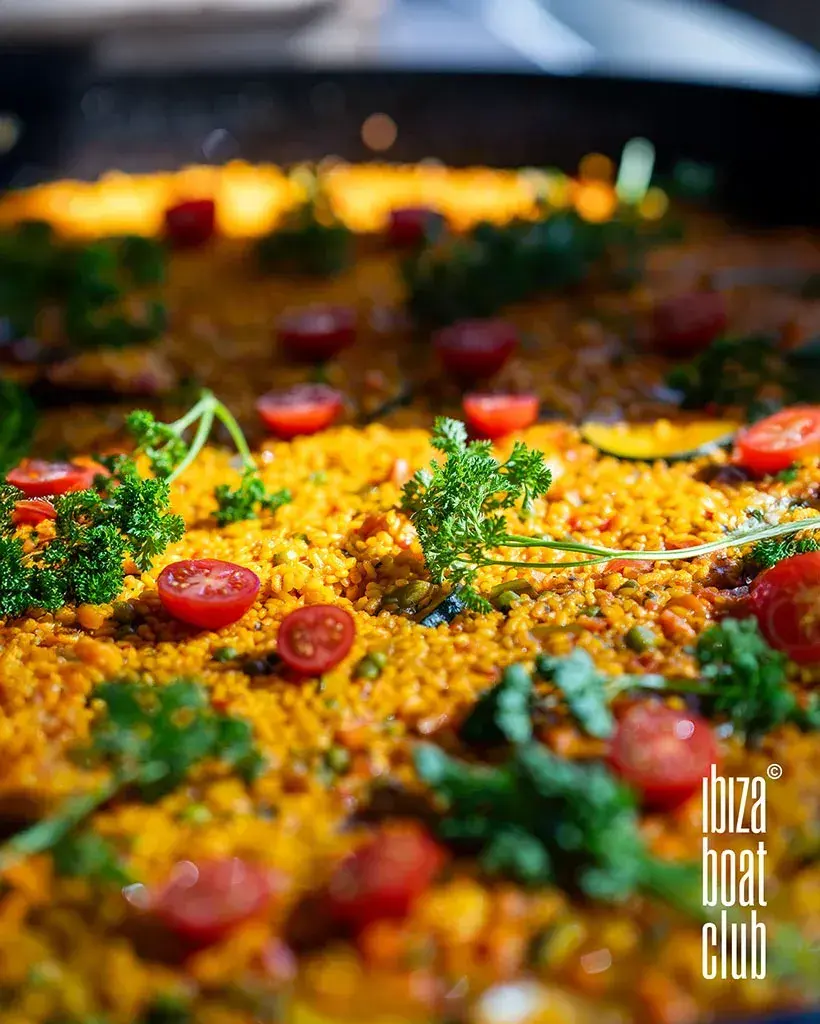 Ibiza Boat Club: Paella served on board