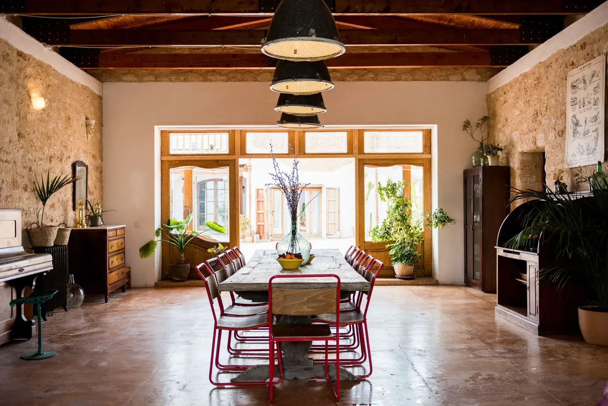 Las Cicadas: The converted barn function room