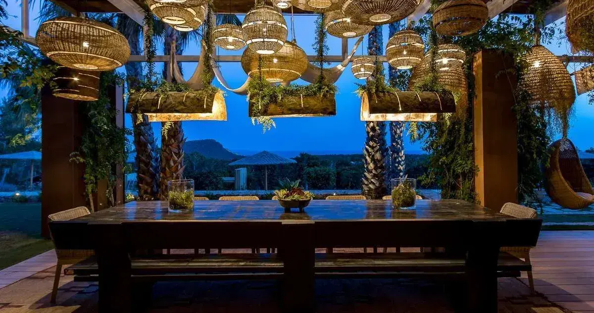 Villa Bliss Palm: dinner at night